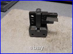Hardinge Riser Block With Empire Cut Off Tool For Dsm-59, Dv-59 & Hsl Lathes