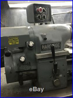Hardinge Super Precision HLV-H Toolroom Lathe 11 X 18 with Tooling 1981