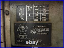 Hardinge Super Precision Tool Room Lathe Model Dsm 59