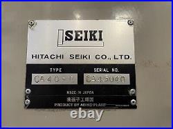 Hitachi Seiki Hicell 40ii, Cnc Lathe, Live Tooling, Y Axis, 38atc