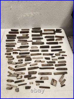 Huge Lot (102 Pieces) Metalworking Tool Bits By Kennametal, Vasco, REX, duMont