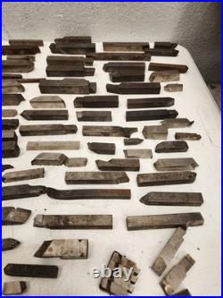 Huge Lot (102 Pieces) Metalworking Tool Bits By Kennametal, Vasco, REX, duMont