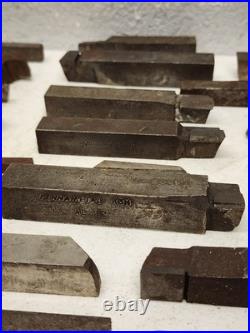 Huge Lot (102 Pieces) Metalworking Tool Bits By Kennametal, Vasco, REX, duMont