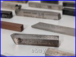 Huge Lot (80+ Pieces) Metalworking Tool Bits By Kennametal, Vasco, REX, duMont