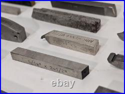 Huge Lot (80+ Pieces) Metalworking Tool Bits By Kennametal, Vasco, REX, duMont