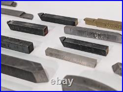 Huge Lot (80+ Pieces) Metalworking Tool Bits By Kennametal, Vasco, REX, duMont