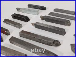 Huge Lot (80+ Pieces) Metalworking Tool Bits By Kennametal, Vasco, REX, duMont