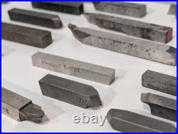 Huge Lot (80+ Pieces) Metalworking Tool Bits By Kennametal, Vasco, REX, duMont
