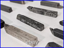 Huge Lot (80+ Pieces) Metalworking Tool Bits By Kennametal, Vasco, REX, duMont