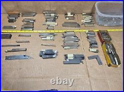 Huge Lot of Metalworking Tool Bits By Kennametal, Latrobe Valenite, Etc See Pics