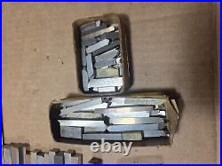Huge Lot of Metalworking Tool Bits By Kennametal, Latrobe Valenite, Etc See Pics
