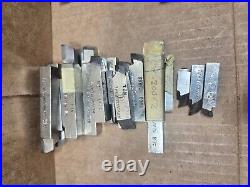 Huge Lot of Metalworking Tool Bits By Kennametal, Latrobe Valenite, Etc See Pics