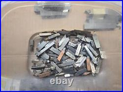 Huge Lot of Metalworking Tool Bits By Kennametal, Latrobe Valenite, Etc See Pics