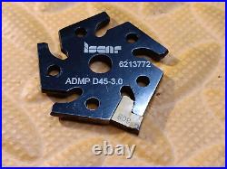 Iscar ADMP D45-3.0 Tang-Grip Adapter Grooving Parting Lathe Turning Tool Holder