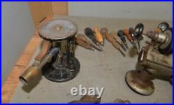 Jewelers tool lot Boley Lathe silversmith hammer vise & anvil pliers punches die