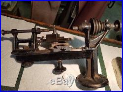 Jewelers watchmakers lathe vintage antique with accessories