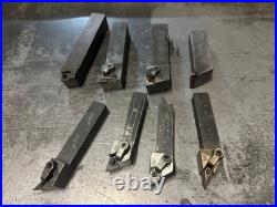 Kennametal/ Carbaloy Etc. Lathe Left handed 3/4-1 Toolholder Lot Assortment YY