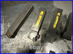 Kennametal/ Carbaloy Etc. Lathe Left handed 3/4-1 Toolholder Lot Assortment YY