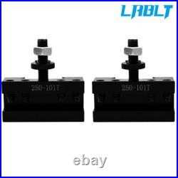 LABLT Wedge Tool Post Set AXA 250-111 Swing Dia 12 Plus 2 Extra Tool Holder
