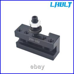 LABLT Wedge Tool Post Set AXA 250-111 Swing Dia 12 Plus 2 Extra Tool Holder