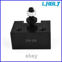 LABLT Wedge Tool Post Set AXA 250-111 Swing Dia 12 Plus 2 Extra Tool Holder