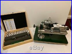 LEVIN 8mm WATCHMAKER LATHE with COLLETS & ACCESSORIES