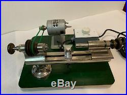 LEVIN 8mm WATCHMAKER LATHE with COLLETS & ACCESSORIES