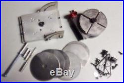 Lot Sherline Watch Repair Tools Lathe, Rotary / Angle Table, Collets, Milliing