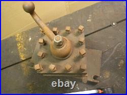 Large 7 turret toolholder with base Lathe/Milling machine tool post, index