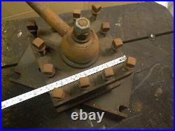 Large 7 turret toolholder with base Lathe/Milling machine tool post, index