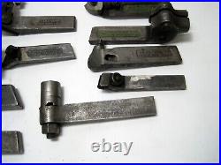 Large Lot of Vintage Armstrong, Agrippa, Williams, Hill Lathe Tool Holders