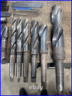 Lathe Drills Tooling Heavy-duty collection of lathe tooling & large taper drills