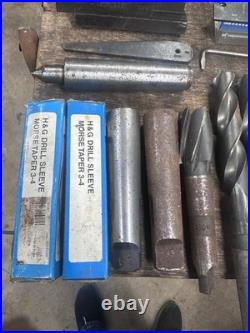Lathe Drills Tooling Heavy-duty collection of lathe tooling & large taper drills