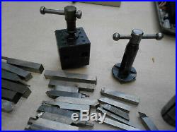 Lathe HSS and carbide cutting tools, 5C collets and tool holders