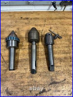 Lathe Live Centers and Jacobs Chuck Swiss Lathe Tooling MT4