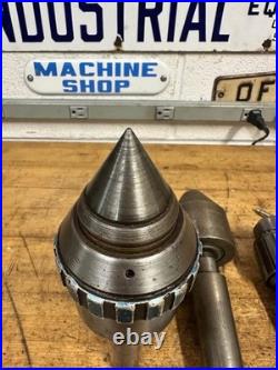 Lathe Live Centers and Jacobs Chuck Swiss Lathe Tooling MT4