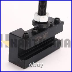 Lathe Quick Change Tool Post 250-111 Set Wedge Type Quick Change Tool Post Set