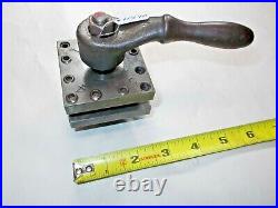 Lathe Square Turret, TRISON MFG. CO Turret holds 3/8 Tool Bits, 5/8 Tongue USA