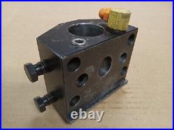 Lathe Tool Block For Okuma LB-15 Lathe, 1.5 ID, 45mm x 80mm Bolt Pattern