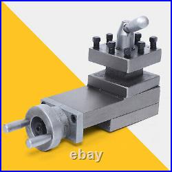 Lathe Tool Holder Bench Lathe Tool Slide Compound with Square Tool Turret WM180V