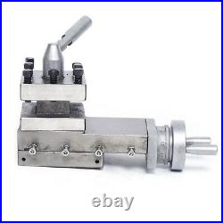 Lathe Tool Holder Bench Lathe Tool Slide Compound with Square Tool Turret WM180V