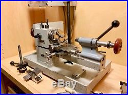 Levin 10MM watchmakers lathe Cross Slide double action cutter 3 jaw chuck