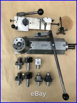 Levin Lathe Turret & Double Tool Cross Slide With Turret Tooling Toolholders