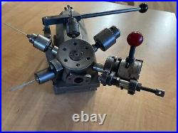 Levin Watchmakers Lathe 6 Position Turret And Attachments