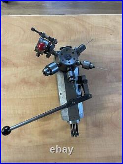 Levin Watchmakers Lathe 6 Position Turret And Attachments