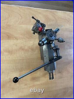 Levin Watchmakers Lathe 6 Position Turret And Attachments