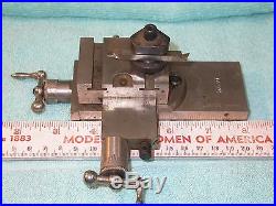 Levin compound cross slide off a 12 inch jewelers lathe with tool holder and bit
