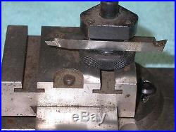 Levin compound cross slide off a 12 inch jewelers lathe with tool holder and bit