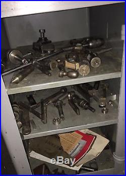 Logan Lathe, toolroom engine LOTS of tooling, q/c collets, and tool bit holders