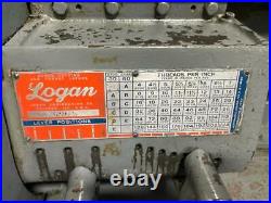 Logan model 6561 precision lathe 14 x 40 tooling taper attachment nice